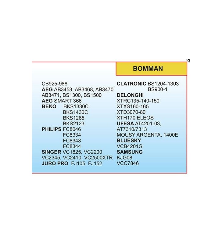 ΣΑΚΟΥΛΕΣ ΣΚΟΥΠΑΣ ΒΟΜΜΑΝ RC100 ΠΑΝΙΝΕΣ 4 ΤΕΜΑΧΙΑ
