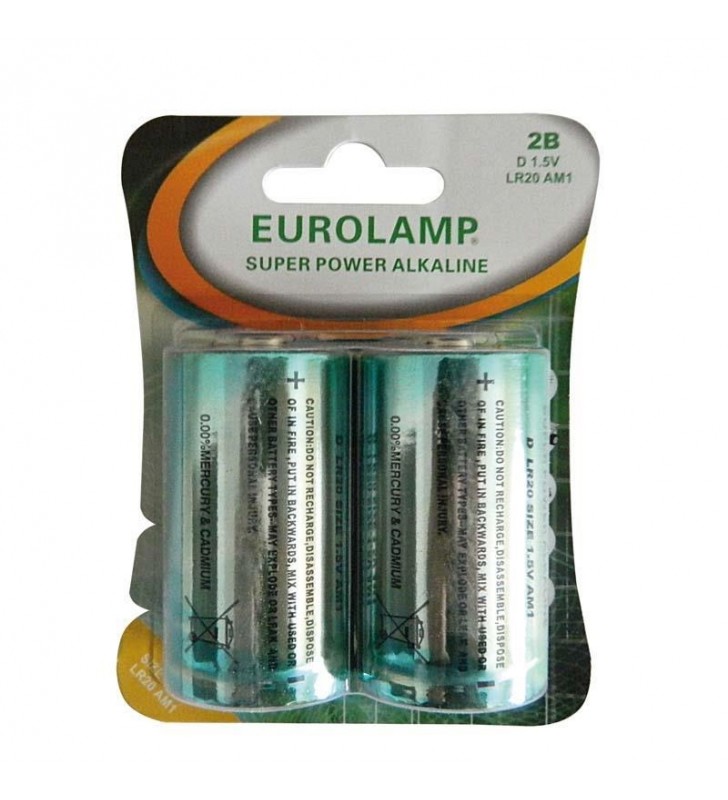 ΑΛΚΑΛΙΚΗ ΜΠΑΤΑΡΙΑ D LR20 2 TEM EUROLAMP 