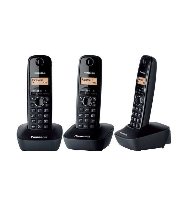 ΑΣΥΡΜΑΤΟ ΤΗΛΕΦΩΝΟ Panasonic KX-TG1611 Μαύρο-Μαύρο