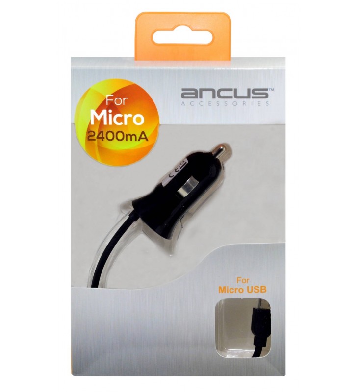 ΦΟΡΤΙΣΤΗΣ ΑΥΤΟΚΙΝΗΤΟΥ Ancus Micro USB + USB 2400 mAh
