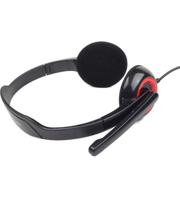 ΑΚΟΥΣΤΙΚΑ STEREO ΜΕ ΜΙΚΡΟΦΩΝΟ MHS-002 GEMBIRD BLACK