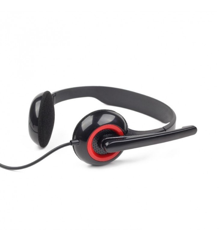 ΑΚΟΥΣΤΙΚΑ STEREO ΜΕ ΜΙΚΡΟΦΩΝΟ MHS-002 GEMBIRD BLACK