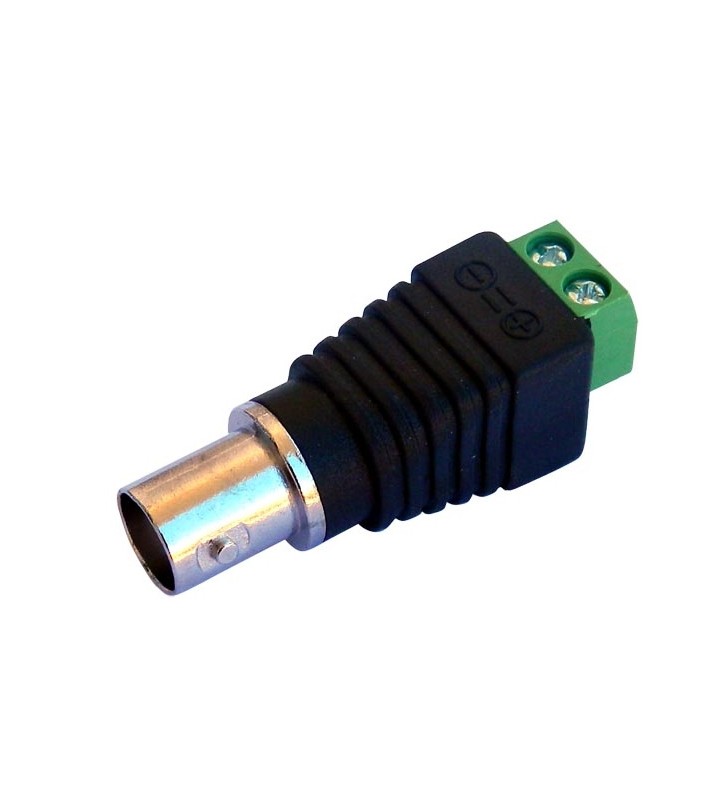 Βύσμα BNC θηλυκό με κλέμες για εύκολη σύνδεση 