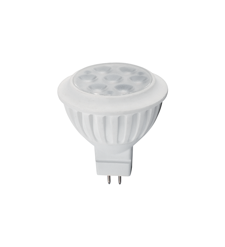 ΛΑΜΠΑ LED MR16 6W 12v AC 4000k ELM