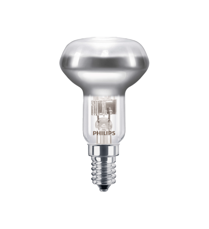 ΛΑΜΠΑ ΑΛΟΓΟΝΟΥ ΚΑΘΡΕΠΤΟΥ ECO PHILIPS R50 E14 28w