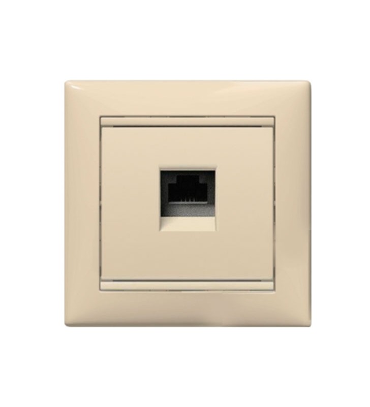 ΠΡΙΖΑ ΤΗΛΕΦΩΝΟΥ RJ11 1 ΕΞΟΔΟΥ LEGRAND VALENA CREM