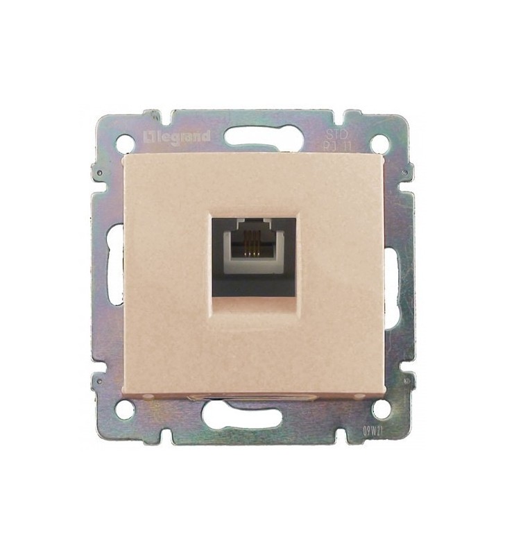 ΠΡΙΖΑ ΤΗΛΕΦΩΝΟΥ RJ11 1 ΕΞΟΔΟΥ LEGRAND VALENA CREM