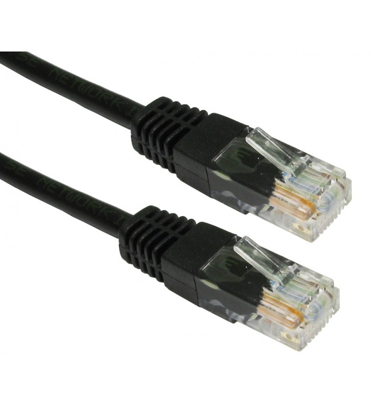 ΚΑΛΩΔΙΟ ΔΙΚΤΥΟΥ UTP PACH CORD cat 5e 5 μέτρα - ΜΑΥΡΟ Power Tech