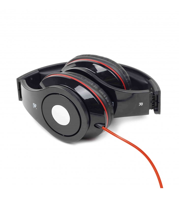 ΑΚΟΥΣΤΙΚΑ STEREO ΜΕ ΜΙΚΡΟΦΩΝΟ DETROIT GEMBIRD BLACK (MHS-DTW-BK)