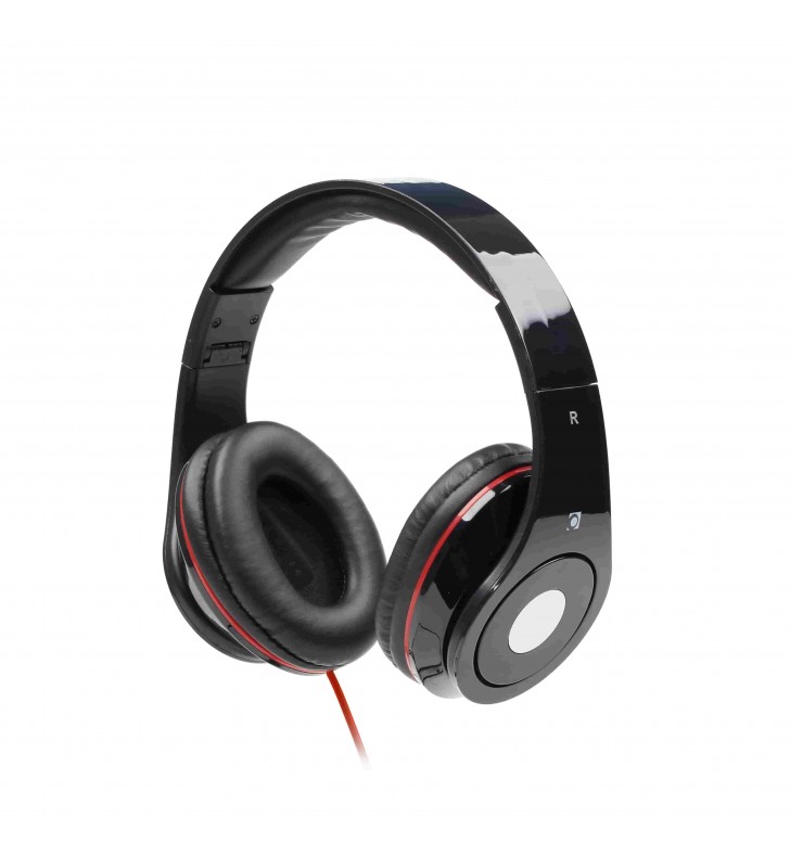 ΑΚΟΥΣΤΙΚΑ STEREO ΜΕ ΜΙΚΡΟΦΩΝΟ DETROIT GEMBIRD BLACK (MHS-DTW-BK)