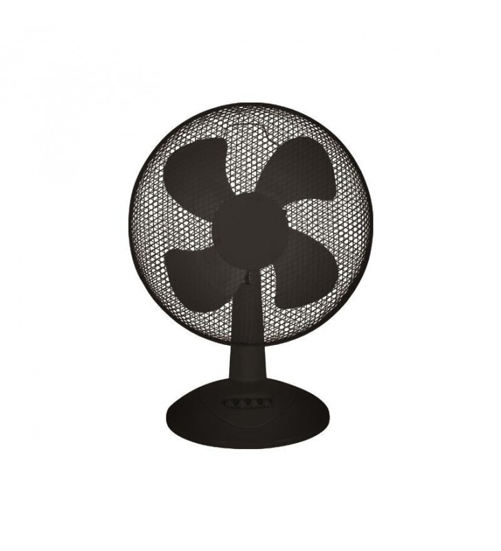 ΑΝΕΜΙΣΤΗΡΑΣ ΕΠΙΤΡΑΠΕΖΙΟΣ ΜΑΥΡΟΣ Φ40 55W Eurolamp (147-29054)