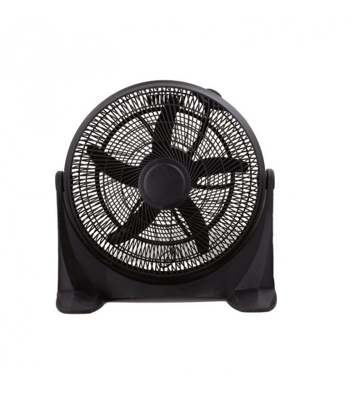 ΑΝΕΜΙΣΤΗΡΑΣ BOX FAN ΣΤΡΟΓΓΥΛΟΣ ΜΑΥΡΟΣ Φ50 90W Eurolamp (147-29052)