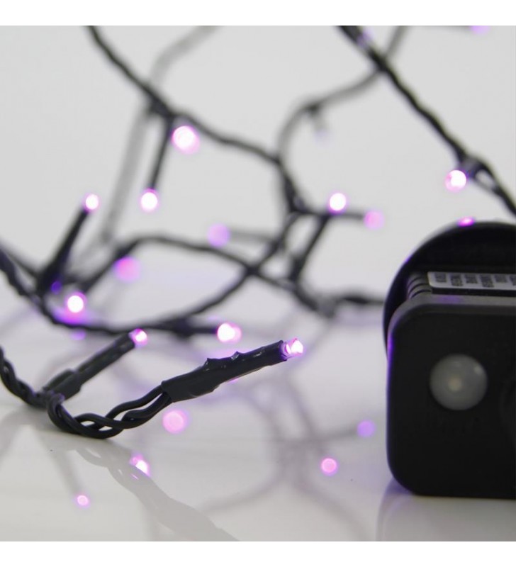 ΦΩΤΑΚΙΑ LED 100L ΜΕ ΠΡΟΓΡΑΜΜΑ, ΕΞΩΤ. ΧΩΡΟΥ 31v ΠΡΑΣΙΝΟ ΚΑΛ. / ΡΟΖ-ΜΟΒ ΛΑΜΠΑΚΙ - (600-11504)