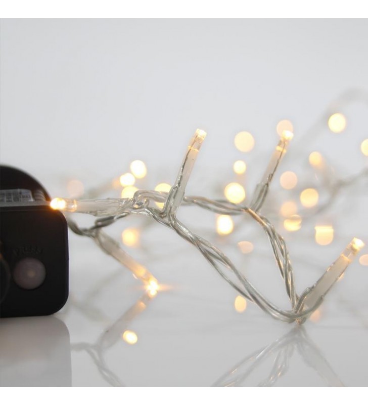 ΦΩΤΑΚΙΑ LED 100L ΜΕ ΠΡΟΓΡΑΜΜΑ, ΕΞΩΤ. ΧΩΡΟΥ 31v ΔΙΑΦΑΝΟ ΚΑΛ. / ΘΕΡΜΟ ΛΑΜΠΑΚΙ - (600-11561)