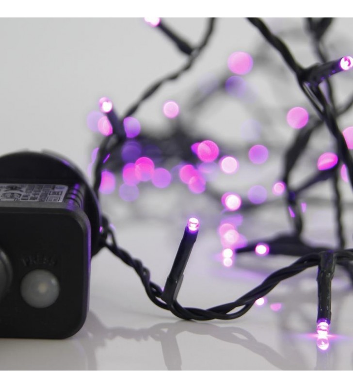 ΦΩΤΑΚΙΑ LED 240L ΜΕ ΠΡΟΓΡΑΜΜΑ, ΕΞΩΤ. ΧΩΡΟΥ 31v ΠΡΑΣΙΝΟ ΚΑΛ. / ΡΟΖ-ΜΟΒ ΛΑΜΠΑΚΙ - (600-11534)