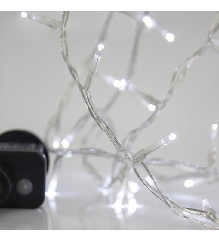 ΦΩΤΑΚΙΑ LED 240L ΜΕ ΠΡΟΓΡΑΜΜΑ, ΕΞΩΤ. ΧΩΡΟΥ 31v ΔΙΑΦΑΝΟ ΚΑΛ. / ΨΥΧΡΟ ΛΑΜΠΑΚΙ - (600-11580)