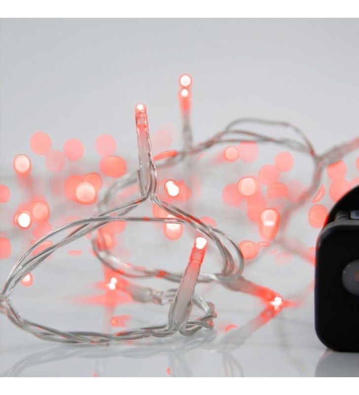 ΦΩΤΑΚΙΑ LED 240L ΜΕ ΠΡΟΓΡΑΜΜΑ, ΕΞΩΤ. ΧΩΡΟΥ 31v ΔΙΑΦΑΝΟ ΚΑΛ. / ΚΟΚΚΙΝΟ ΛΑΜΠΑΚΙ - (600-11583)