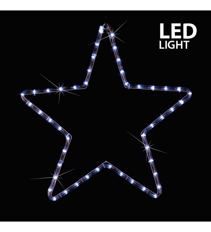 ΑΣΤΕΡΙ ΛΕΥΚΟ LED ΜΕ 2 Μ. ΦΩΤ/ΝΑ, 56X56 ΕΚ. IP44 - (600-20100)