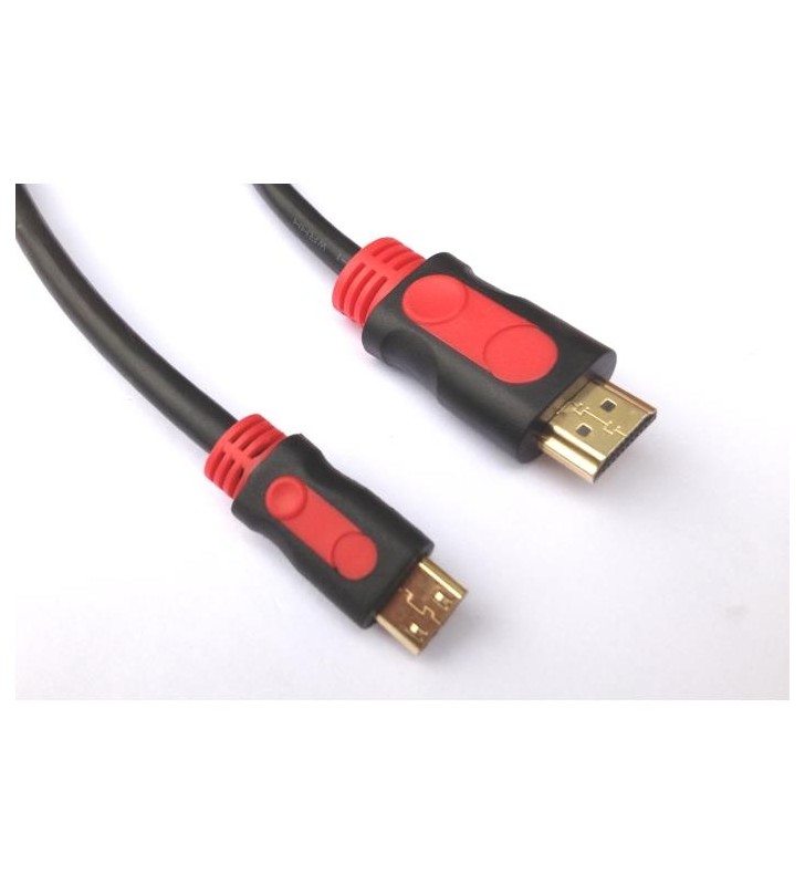 Καλώδιο HDMI 19pin (Μ) σε HDMI Mini (M) 1m Aculine HDMI-009