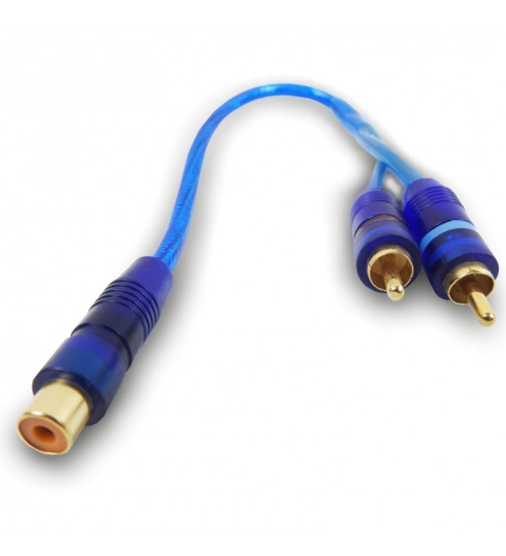 ΚΑΛΩΔΙΩΣΗ 1 Θηλυκό RCA σε 2 Αρσενικά RCA 0,33m - BRIDGE CABLE (30133B)