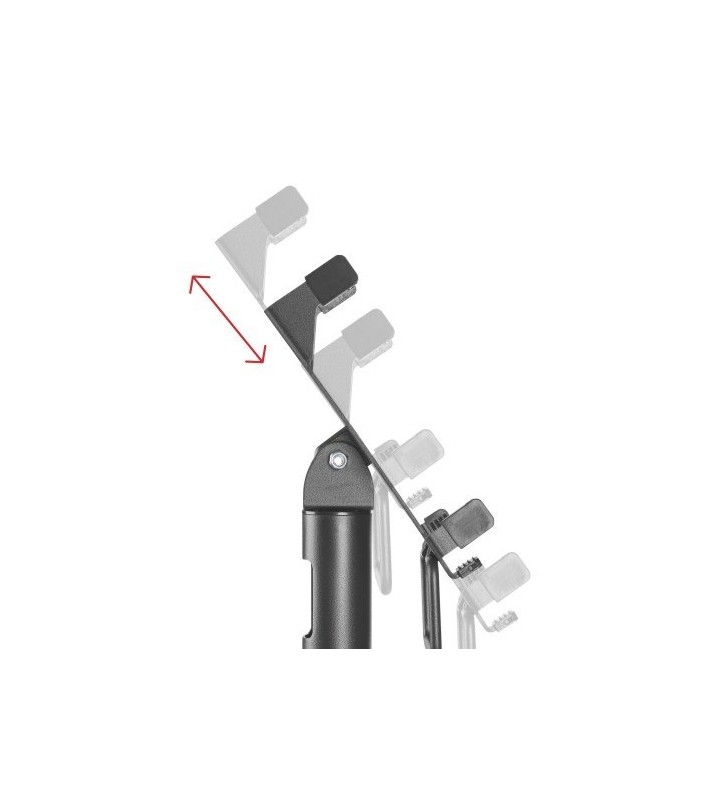 Μεταλλικη Βάση POS γραφείου για συσκευή Verifone VX520, (SBOX PTM-03)