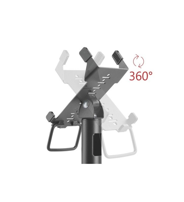 Μεταλλικη Βάση POS γραφείου για συσκευή Verifone VX520, (SBOX PTM-03)