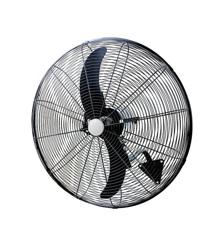 ΑΝΕΜΙΣΤΗΡΑΣ ΤΟΙΧΟΥ ΒΙΟΜΗΧΑΝΙΚΟΥ ΤΥΠΟΥ ΜΕΤΑΛΛΙΚΟΣ ΜΑΥΡΟΣ  Φ81 200W Eurolamp (147-29044)