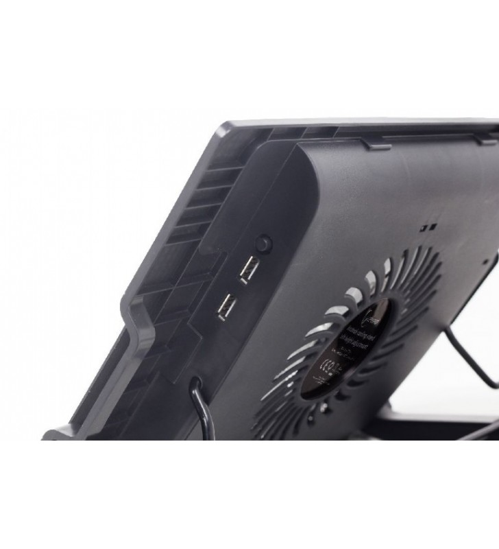 Laptop Cooler  Stand με ρύθμιση υψους 17" GEMBIRD (NBS-1F17T-01)