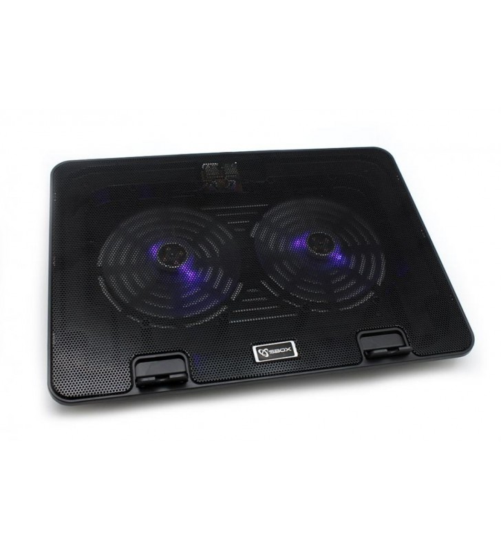 Laptop Cooler USB 15,6" BLUE LED FAN 140 mm SBOX (CP-19)
