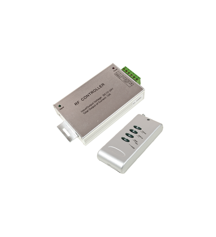 Ενισχυτής Σήματος & controller RF 180W για ταινία Led RGB με 4 πλήκτρα Braytron BY30-01110