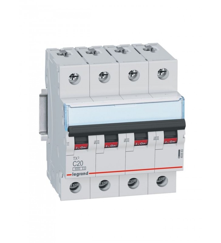 TX3 ΑΣΦΑΛΕΙΑ 6KA ΤΥΠΟΥ C 4Π 10Α - (403560) Legrand