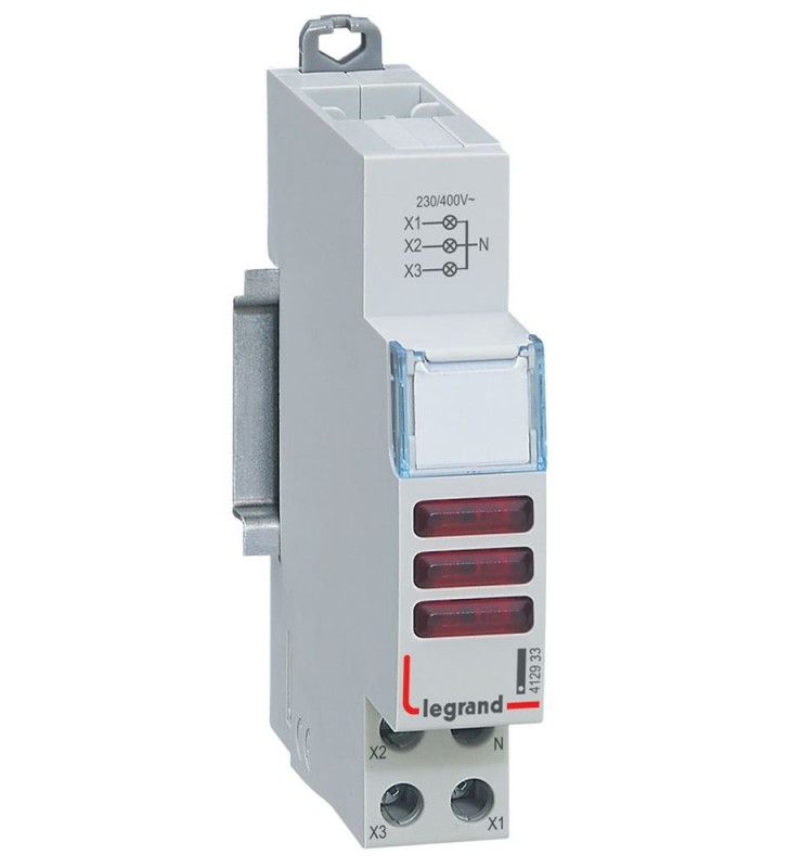 CX3 ΤΡΙΠΛΗ ΕΝΔΕΙΚΤΙΚΗ ΛΥΧΝΙΑ ΚΟΚΚΙΝΗ - (412933) Legrand