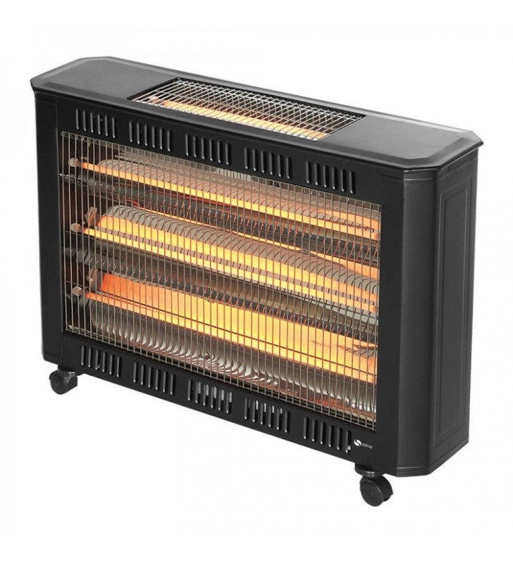 ΣΟΜΠΑ ΧΑΛΑΖΙΑ 2700w ΜΕ ΘΕΡΜΟΣΤΑΤΗ JAGER ΜΑΥΡΗ Saray (6040)