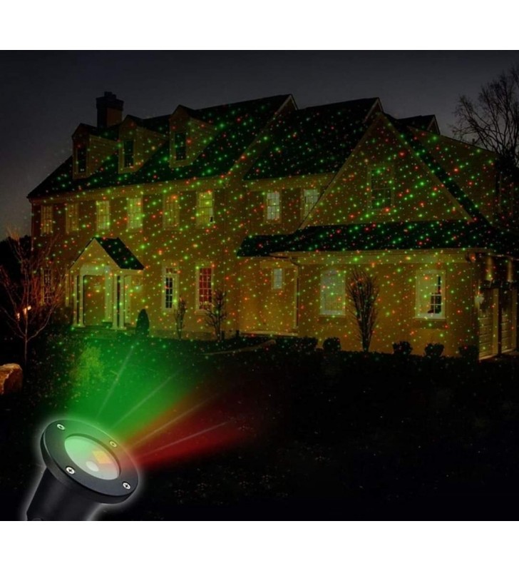 ΠΡΟΤΖΕΚΤΟΡΑΣ LASER, ΜΕ ΦΩΤΟ/TΑΡΟ ΚΑΙ ΠΡΟΓ/ΜΑ, ΚΟΚ. - ΠΡΑΣ. ΚΟΥΚΙΔΕΣ, IP44 - (600-22302)