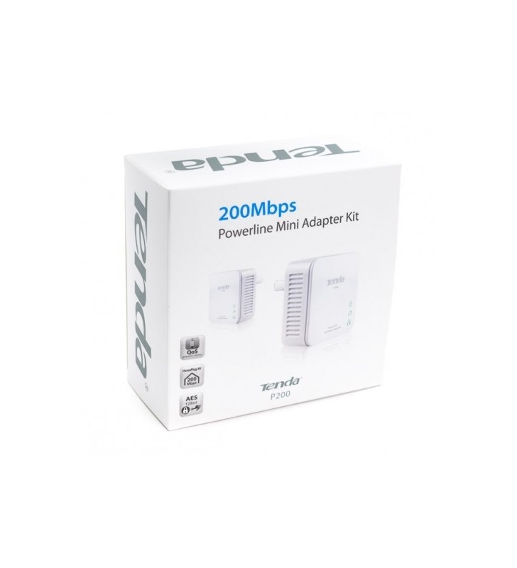 TENDA P200 MINI POWERLINE ADAPTER (KIT - 2 PIECES)