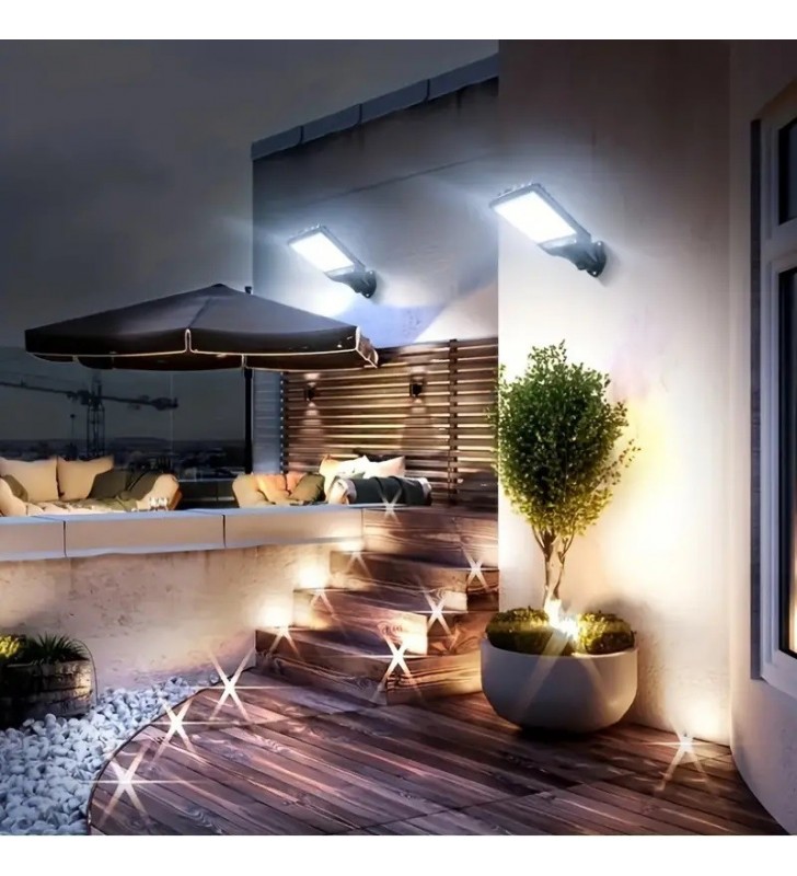 Ηλιακό Φωτιστικό LED Δρόμου 20W με Αισθ. Κίνησης & τηλεχ/ριο, IP65 6000K - CAL Power 616-1 (25925)