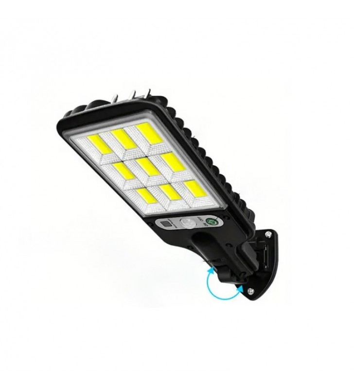 Ηλιακό Φωτιστικό LED Δρόμου 20W με Αισθ. Κίνησης & τηλεχ/ριο, IP65 6000K - CAL Power 616-1 (25925)