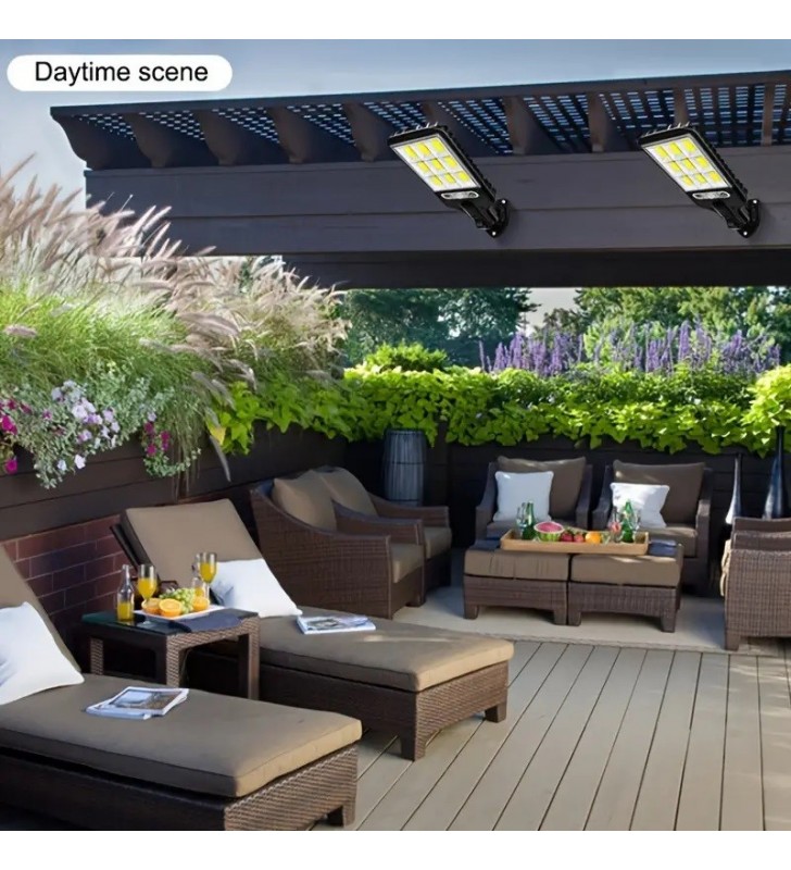 Ηλιακό Φωτιστικό LED Δρόμου 20W με Αισθ. Κίνησης & τηλεχ/ριο, IP65 6000K - CAL Power 616-1 (25925)