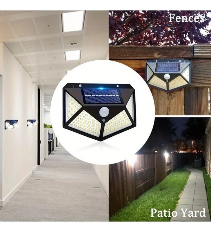 Ηλιακό Φωτιστικό LED 10W με Μπατ. λιθίου, Dimmable & Αισθ. Κίν. IP65 - CAL Power BD-100L (25924)