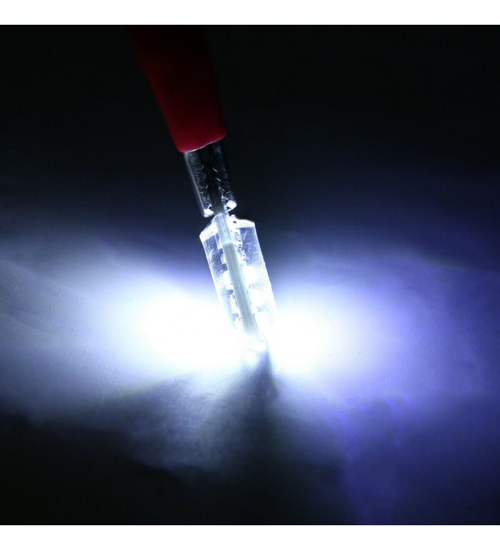 ΛΑΜΠΑΚΙ ΑΥΤΟΚΙΝΗΤΟΥ Led Canbus Σιλικόνης T10 W5W με 12 LED SMD 2835 6000K (ΨΥΧΡΟ)