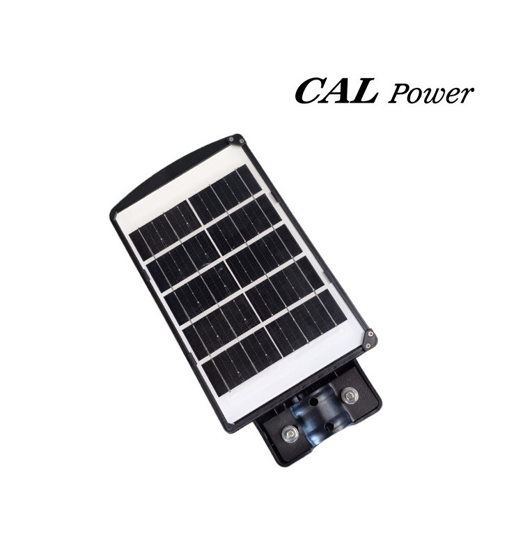 Ηλιακό Φωτιστικό δρόμου LED 120W με ενσωμ. Φ/Β πάνελ + μεταλ. βάση - CAL Power CS02B-120W (25366)