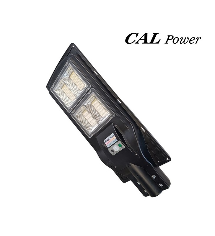 Ηλιακό Φωτιστικό δρόμου LED 120W με ενσωμ. Φ/Β πάνελ + μεταλ. βάση - CAL Power CS02B-120W (25366)