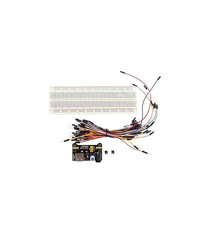 Solderless Breadboard με Τροφοδοτικό και Καλώδια σύνδεσης, Geekcreit® MB-102 
