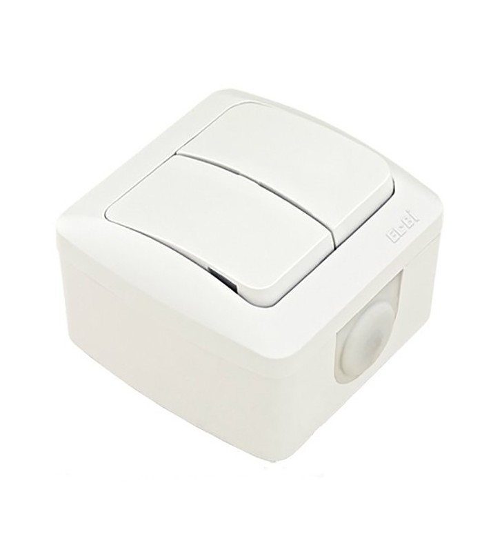 ΔΙΑΚΟΠΤΗΣ K/R ΕΞΩΤΕΡΙΚΟΣ ΣΤΕΓΑΝΟΣ ΛΕΥΚΟΣ ΙΡ54 EL-BI ALSU