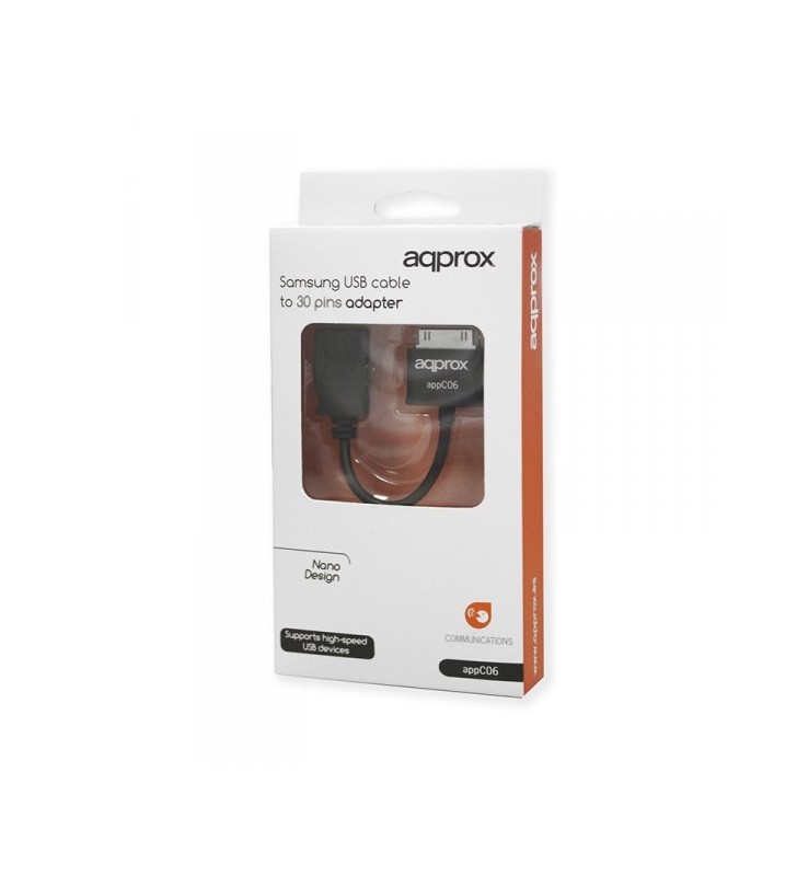 ΚΑΛΩΔΙΟ USB 2.0 OTG ΣΕ 30 Pin Adapter ΓΙΑ Samsung APPC06 Approx