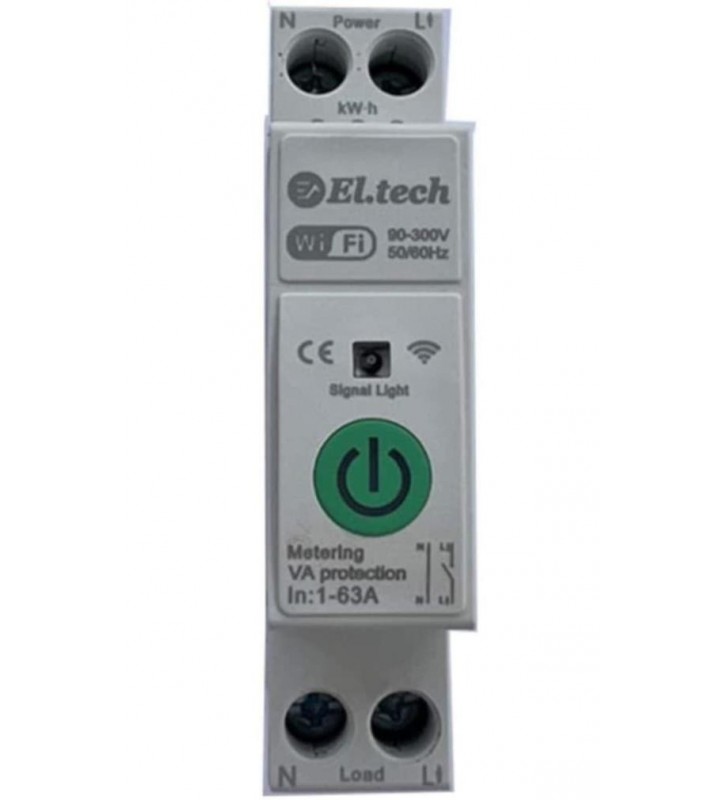 ΡΕΛΕ ΡΑΓΑΣ WI-FI 1P N/O 63A, TXCB1-VAP - El.tech