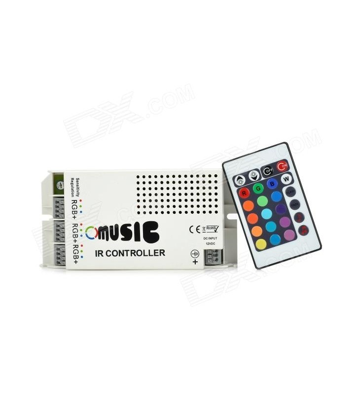 MUSIC CONTROLLER FOR RGB LED ΜΕ ΤΗΛΕΧΕΙΡΙΣΤΗΡΙΟ